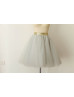 Short Knee Length Tulle Skirt With Sequin Waistband Short Knee Length Tulle Skirt With Sequin Waistband